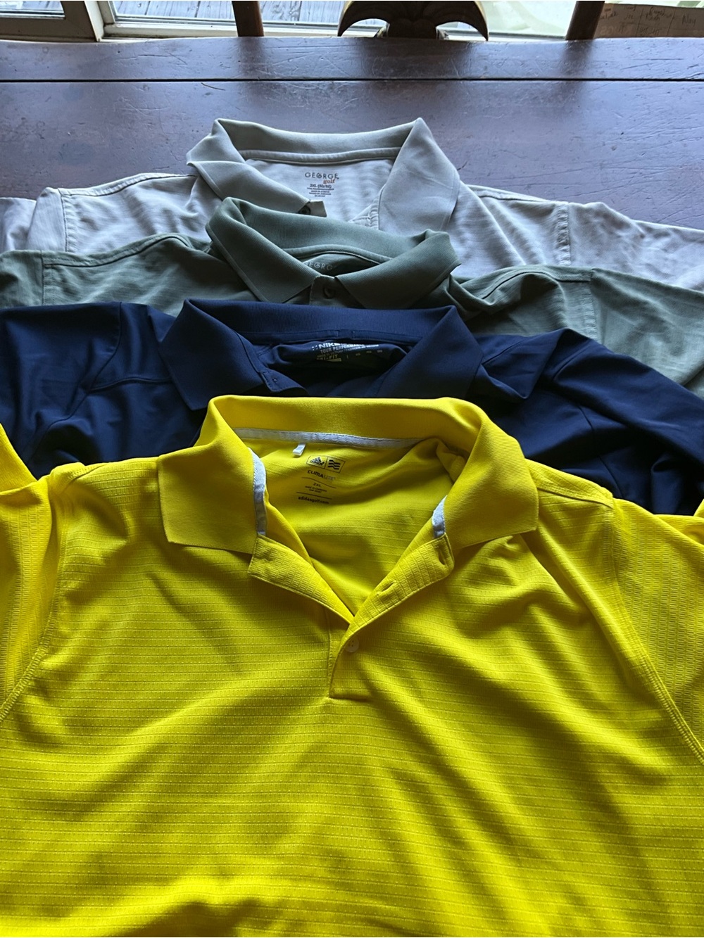 4 size 2XL SS polos